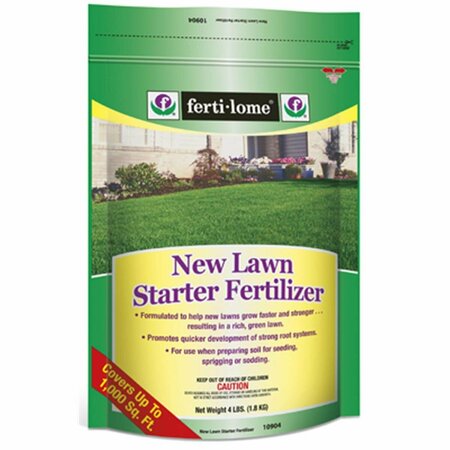 FERTI-LOME 10904 4.1 lbs. Fertilome 1,000 sq. ft.Coverage 9-13-7 New Lawn Starter Fertilizer FE575243